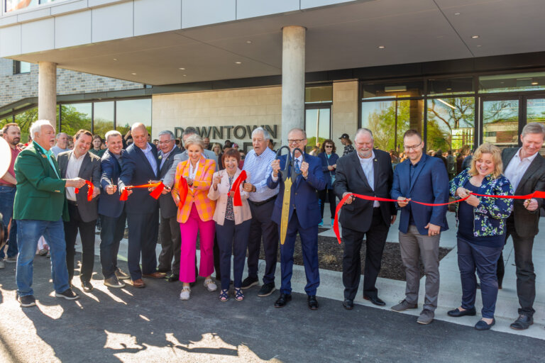 Downtown Olathe Library, Chamber open doors